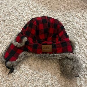 Cabelas Buffalo Plaid Trapper Hat